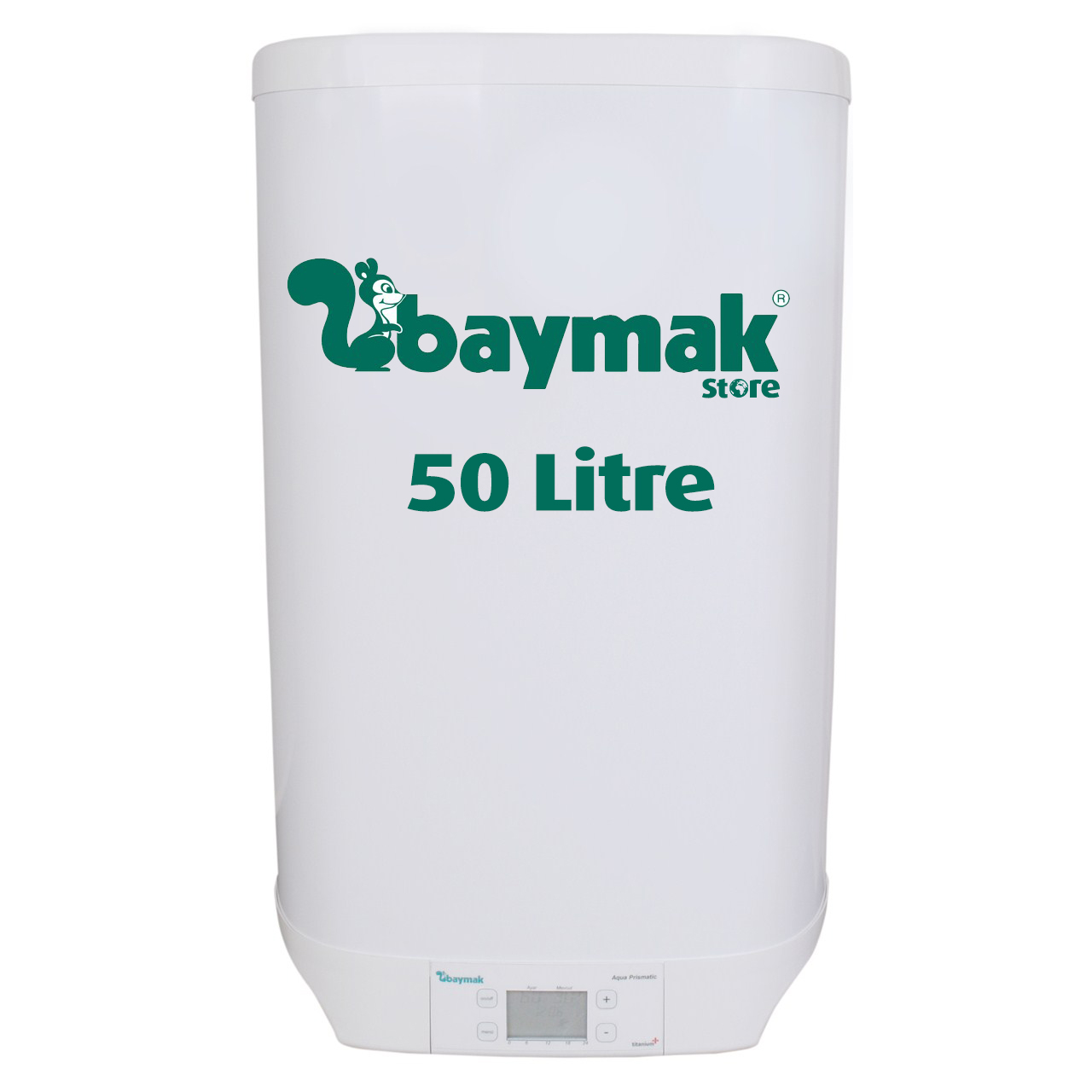 Baymak Aqua LCD Prizmatik 50 litre Termosifon Montaj Dahil